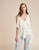 ivory sleeveless top
