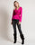 fuchsia wrap top
