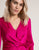 fuchsia wrap top