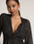 metallic noir blouse