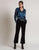 teal dot blouse