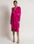 fuchsia wrap dress